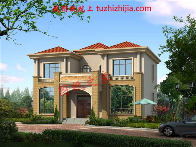 120平方兩層房子設(shè)計圖及圖片，外觀大方好看，內(nèi)部結(jié)構(gòu)合理