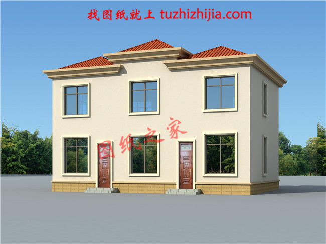 120平方兩層房子設(shè)計圖及圖片，外觀大方好看，內(nèi)部結(jié)構(gòu)合理