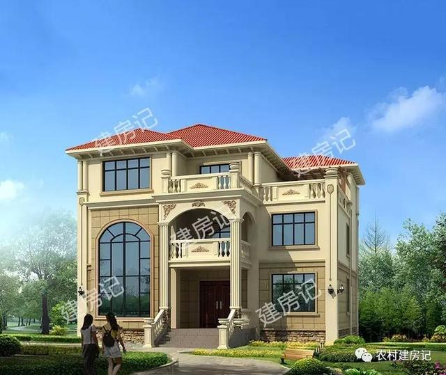 15.1×13.2米三層農(nóng)村別墅，漂亮的讓人瘋狂模仿