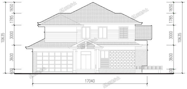 簡(jiǎn)歐風(fēng)格，大氣實(shí)用，二層別墅圖紙分享