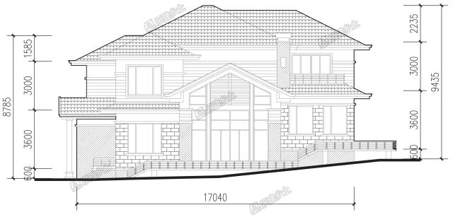 簡(jiǎn)歐風(fēng)格，大氣實(shí)用，二層別墅圖紙分享