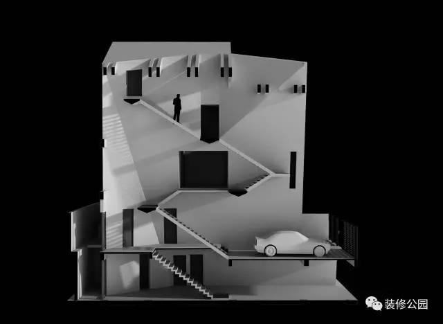 7.5X15米現(xiàn)代鄉(xiāng)村別墅，設(shè)計(jì)核心是采光，帶地下室含平面圖