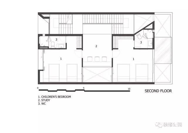 7.5X15米現(xiàn)代鄉(xiāng)村別墅，設(shè)計(jì)核心是采光，帶地下室含平面圖