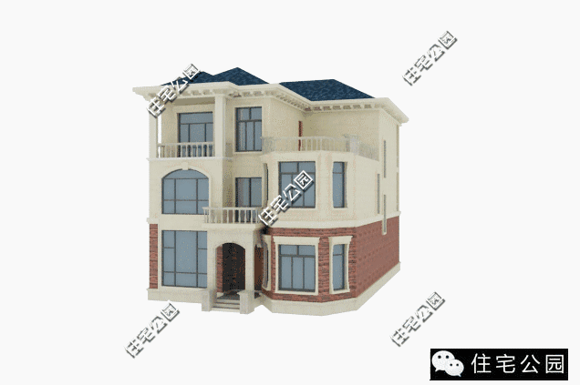 10X16米歐式別墅，外觀美，布局好，7臥室！