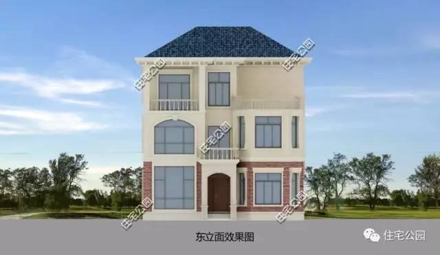 10X16米歐式別墅，外觀美，布局好，7臥室！