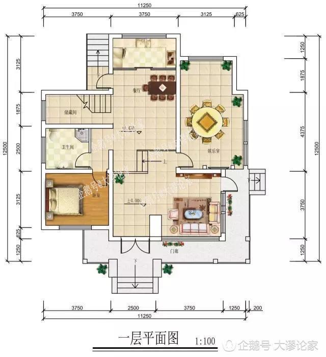 歐式風(fēng)格的三層農(nóng)村別墅，被這套別墅美到了