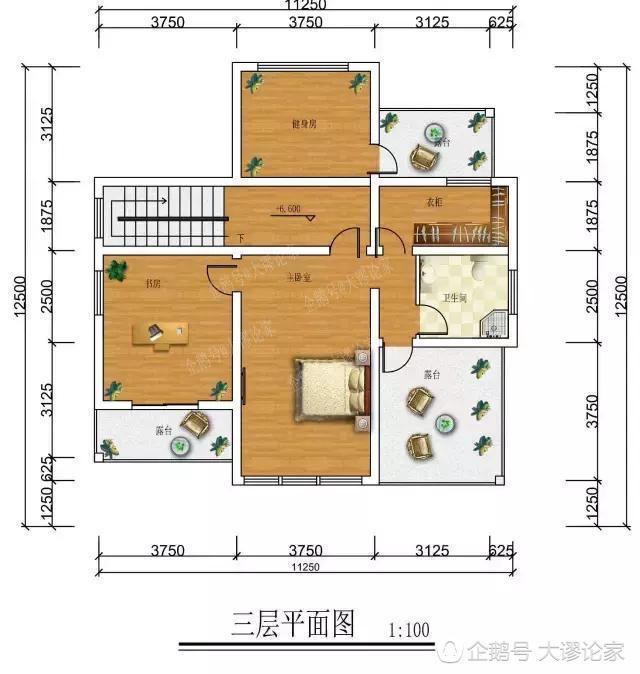 歐式風(fēng)格的三層農(nóng)村別墅，被這套別墅美到了