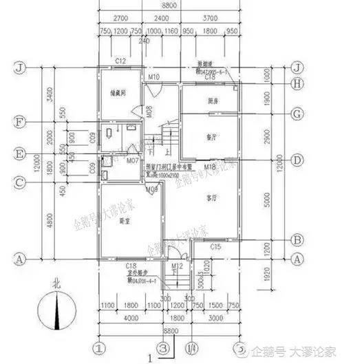 9X12米二層農(nóng)村別墅，不超過規(guī)定面積還能有小院