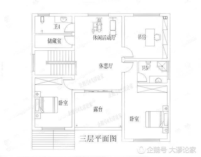 三層精致農村小別墅設計圖，引領農村的建房潮流
