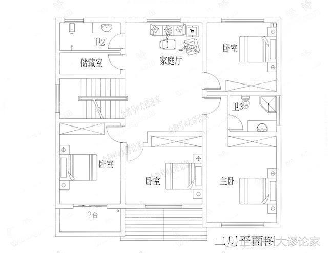 三層精致農村小別墅設計圖，引領農村的建房潮流