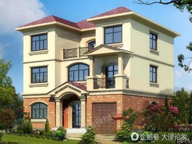 三層精致農村小別墅設計圖，引領農村的建房潮流