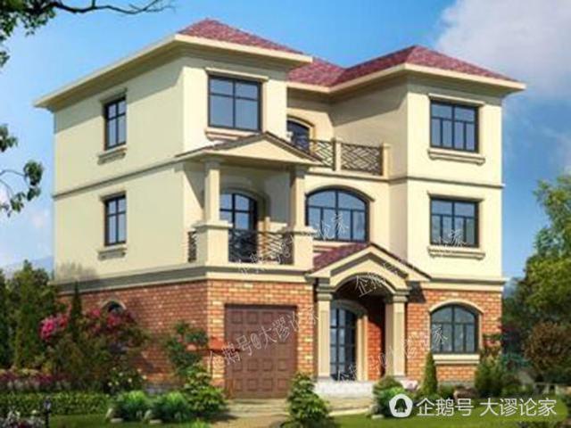 三層精致農村小別墅設計圖，引領農村的建房潮流