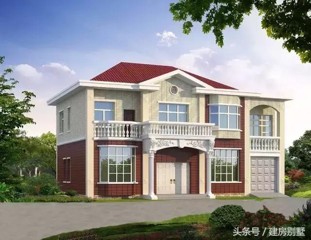 16.1×11.6米二層農(nóng)村別墅，看到這套圖紙奶奶都說(shuō)房子真美