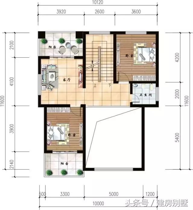 3款開間10米的農(nóng)村別墅戶型，小地基建別墅更精致，大地基羨慕不來(lái)