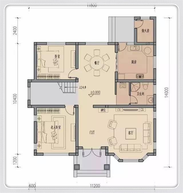 20萬能建農(nóng)村小別墅，帶煤氣灶和柴火灶，是我見過最人性的設計