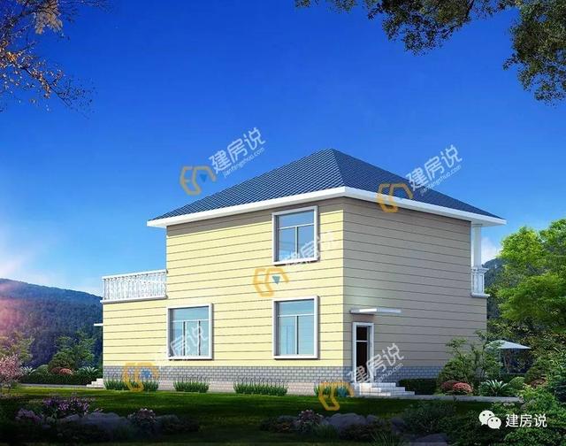 帶旋轉(zhuǎn)樓梯的二層農(nóng)村別墅，十里八鄉(xiāng)都喜歡的戶型