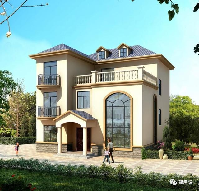 5款帶落地窗的農(nóng)村別墅，大氣的別墅就應(yīng)該是這個樣子