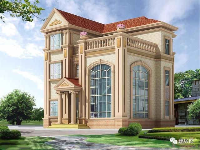 5款帶落地窗的農(nóng)村別墅，大氣的別墅就應(yīng)該是這個樣子