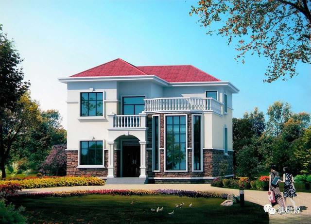 5款帶落地窗的農(nóng)村別墅，大氣的別墅就應(yīng)該是這個樣子