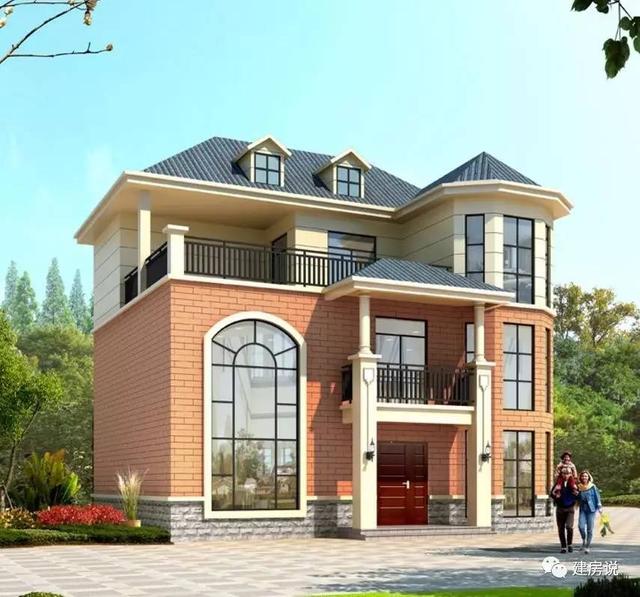 5款帶落地窗的農(nóng)村別墅，大氣的別墅就應(yīng)該是這個樣子