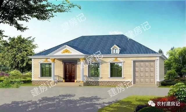 9套一層農(nóng)村別墅戶型圖，第六款最討農(nóng)村人喜歡