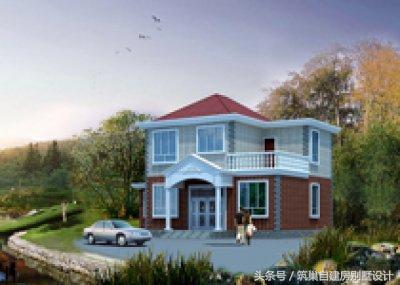 幾組別墅效果圖和完工圖對(duì)比，完工圖比效果圖更漂亮