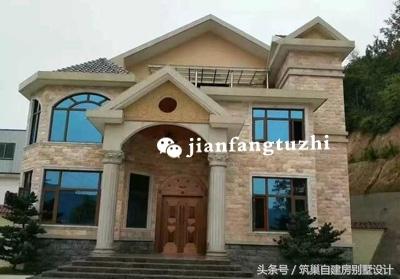 幾組別墅效果圖和完工圖對(duì)比，完工圖比效果圖更漂亮