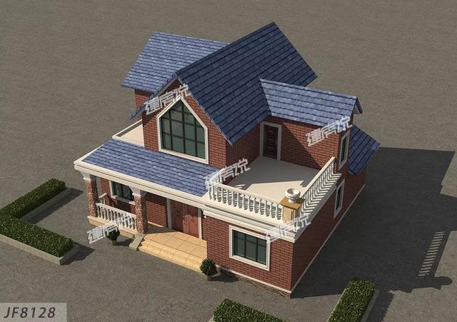 造價(jià)20萬內(nèi)一層半小別墅方案圖，建好絕對(duì)值