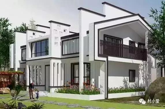 17mX13m新中式別墅圖，鄉(xiāng)村別墅就該是這個樣子