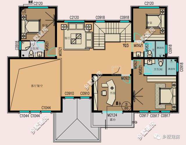 給你20萬回農(nóng)村自建房，這兩款別墅方案你選哪個？