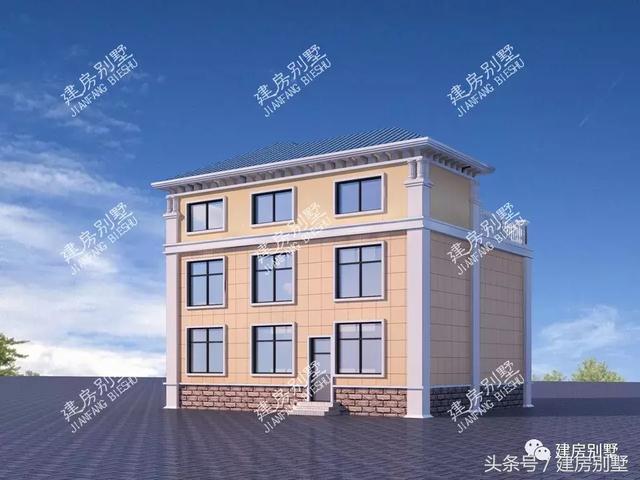 帶獨(dú)立廚房的三層別墅設(shè)計(jì)方案，農(nóng)村還是喜歡獨(dú)立廚房設(shè)計(jì)