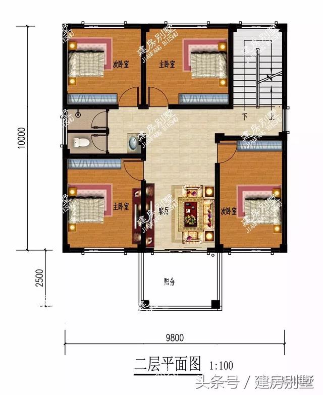 帶獨(dú)立廚房的三層別墅設(shè)計(jì)方案，農(nóng)村還是喜歡獨(dú)立廚房設(shè)計(jì)