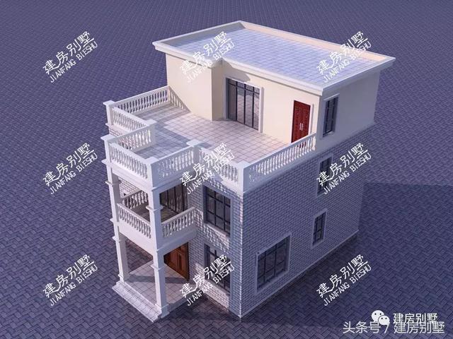 帶獨(dú)立廚房的三層別墅設(shè)計(jì)方案，農(nóng)村還是喜歡獨(dú)立廚房設(shè)計(jì)