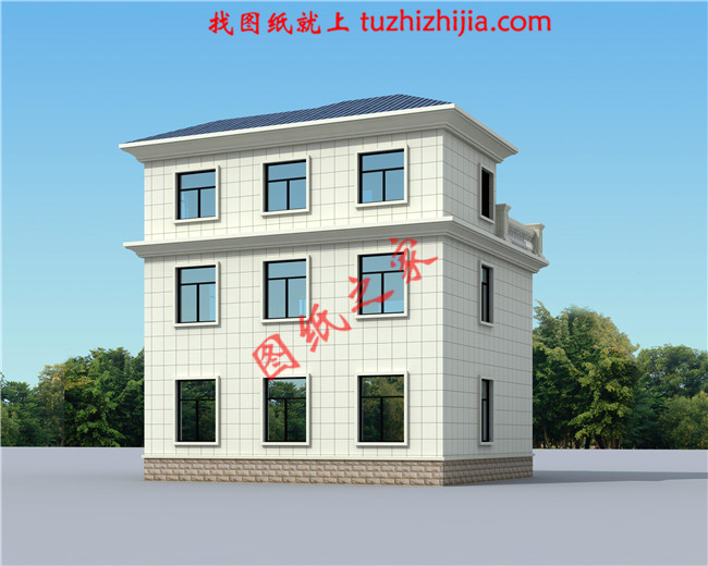 100平方三層樓房設(shè)計圖及圖片，戶型設(shè)計簡約時尚