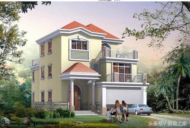 適合現(xiàn)代居住的三層住宅農(nóng)村房屋設(shè)計圖