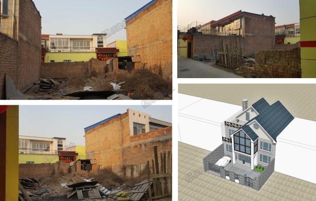 美式鄉(xiāng)村二層樓房設(shè)計圖，設(shè)計感強，夾層做閣樓，增加室內(nèi)空間