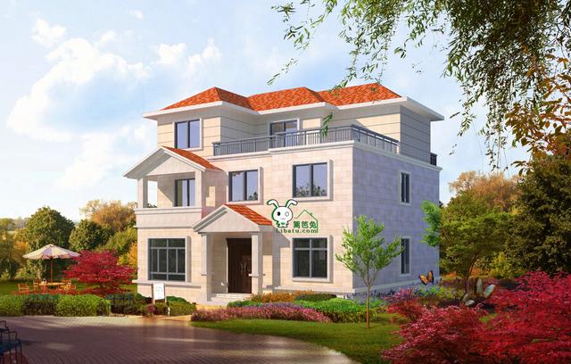 三層樓房設(shè)計(jì)圖包含全套施工圖紙，自建房效果圖