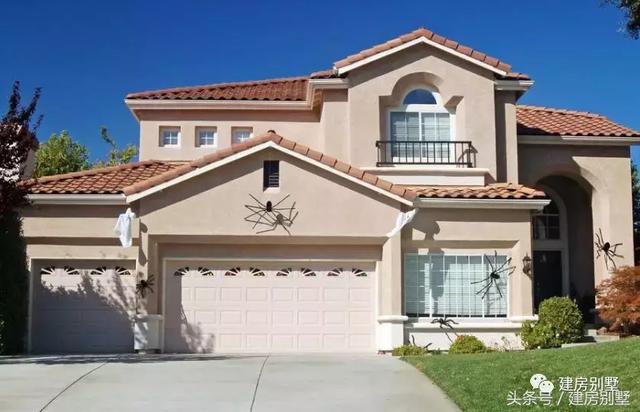 10棟比較純正的歐美風格別墅外觀效果圖片，好看