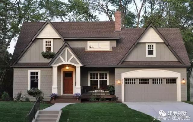 10棟比較純正的歐美風格別墅外觀效果圖片，好看