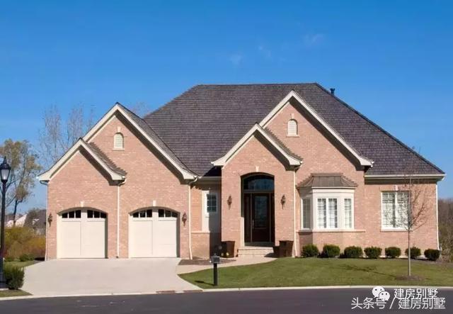 10棟比較純正的歐美風格別墅外觀效果圖片，好看