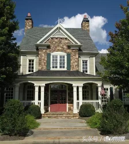 10棟比較純正的歐美風格別墅外觀效果圖片，好看