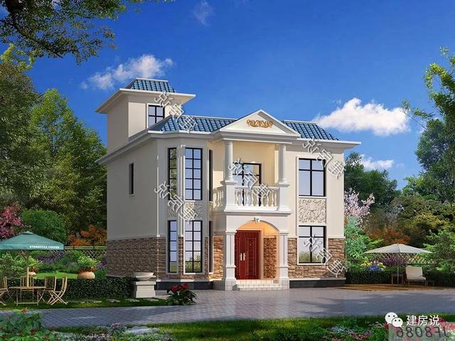 不攀比，只需20萬這幾套二層自建房圖紙隨意建