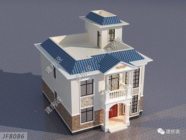 不攀比，只需20萬這幾套二層自建房圖紙隨意建