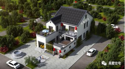 20款帶院子的別墅外觀效果圖，沒院子都不敢叫別墅