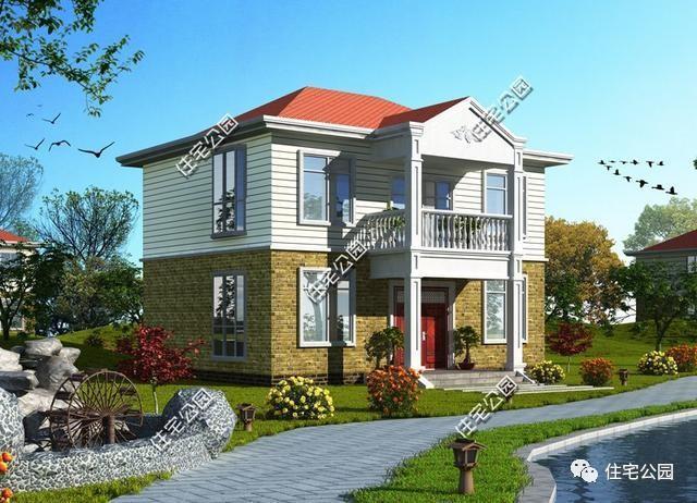 2套占地100平的農(nóng)村別墅，戶型方正、實(shí)用！