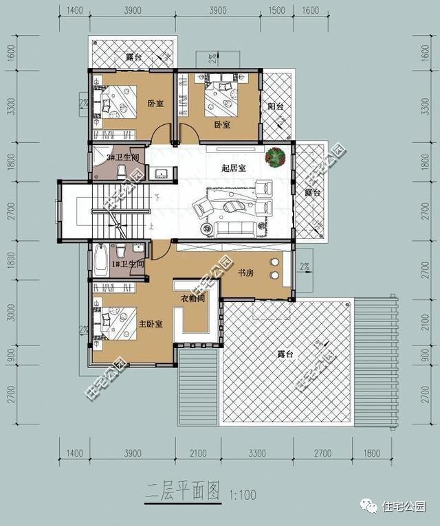 2套農(nóng)村帶車庫(kù)別墅，平頂實(shí)用還是坡頂實(shí)用？
