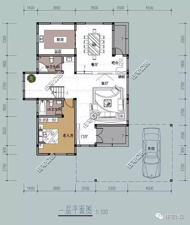 2套農(nóng)村帶車庫(kù)別墅，平頂實(shí)用還是坡頂實(shí)用？