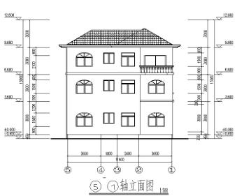 27萬建3層別墅！坡頂造型簡潔，平面布置緊湊，采光通風良好！