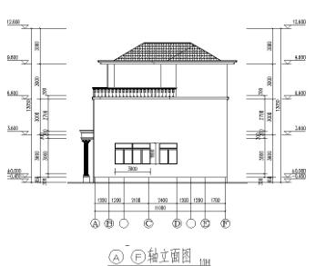 27萬建3層別墅！坡頂造型簡潔，平面布置緊湊，采光通風良好！