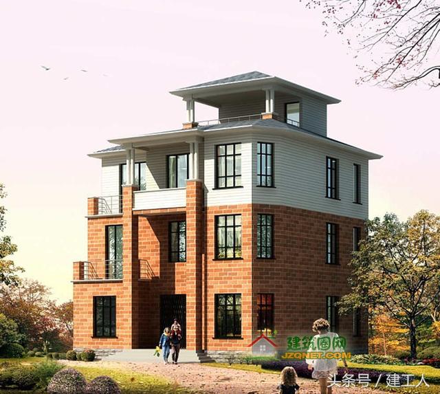 12X11米四層農(nóng)村別墅設(shè)計方案！